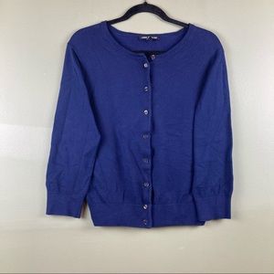 💙Cable and Gauge Button Down Sweater